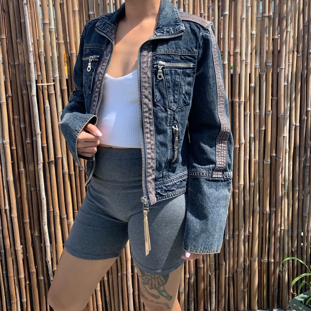 Vintage denim jacket sz Small